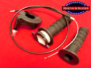 1/4 Turn Throttle Assembly & Throttle Cable for Polini Bikes